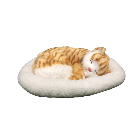 BESTSKY Cat Stuffed Animal,32*27*11cm Soft Plush Cat Stuffy,Breath Simulation Decorative Gift Realistic Cat,Style6