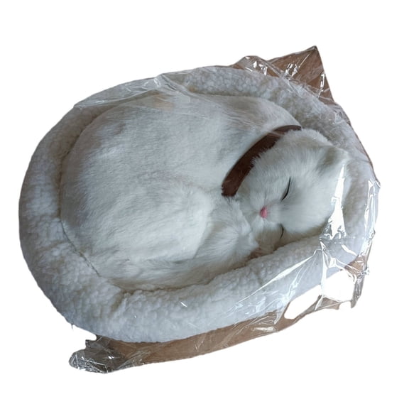 BESTSKY Cat Stuffed Animal,Cozy Experience Cat Stuffy,Breathing Feature Perfect Companion Stuffed Cat,Style4