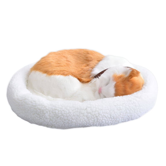 BESTSKY Cat Stuffed Animal,Lifelike Dog Cat Emotional Support,Realistic Handcrafted Piece Stuffed Cat,Style2,32*27*11cm