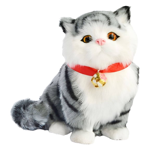 BESTSKY Cat Stuffed Animal,Soft Plush Touch Cat Stuffy,Comfortable and Safe Hold Realistic Cat,Style1