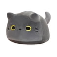 thumbnail image 1 of BESTSKY Cat Stuffy Black Cat Plush Toy Funny Stuff Cat Pillow Weighted Stuffed Animals Style 2 30cm, 1 of 4