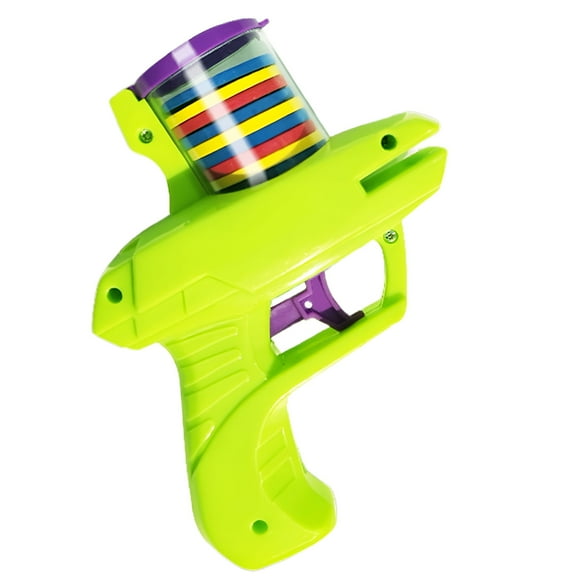 BESTSKY Cat Toy Launcher 60 Foam Discs Cat Toys for Indoor Cats Cat Fetch Toy Gun Shooter Kitty Toys for Interactive Play Flying Saucer Toy Disc Launcher Spinner Disc Guns Flying Disc for Outdoor