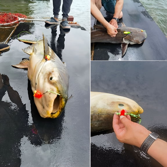 BESTSKY Catfishing Tackle Rig Catfishing Rig Catfishing Float Rigs Fishing Bobbers Rattle Floater