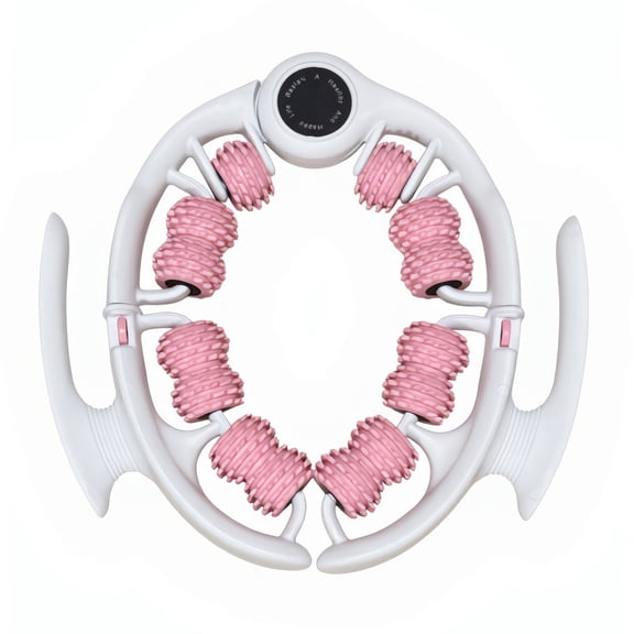 BESTSKY Cellulite Massage Roller-Pink-Anti-Cellulite Massager with Detachable Roller Handles for Thighs,Legs & Buttocks-Fascia Massage Tool for Lymphatic Drainage & Deep Tissue Therapy