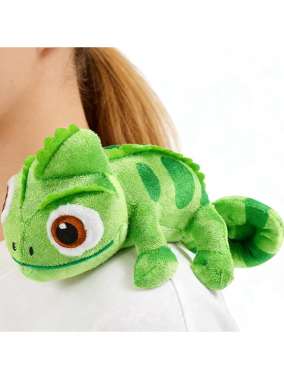 Chameleon Accessories, Magnetic Shoulder Pascal Lizard Plush Toy, Soft Stuffed Animal Cosplay Accessory for Kids Teens Adults, Includes Key Ring