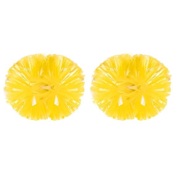 BESTSKY Cheerleading Pom Poms with Baton Handle for Team Spirit Sports Dance Cheering Kids Adults (2 Packs)