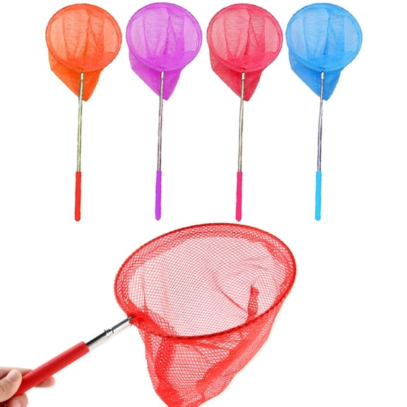 BESTSKY Children Extendable Pole Fishing Net Insect Fish Butterfly Catcher Kids Play Toy