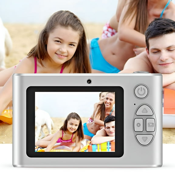 BESTSKY Children's Holiday Instant Print Camera, High-Definition 2.4 Inch Front/Rear Shot, HD Video Recording for Boys and Girls, Great Gift for Ages 3-12