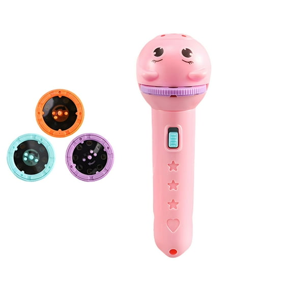 BESTSKY Children's Projection Flashlight Toy LED Soft Light