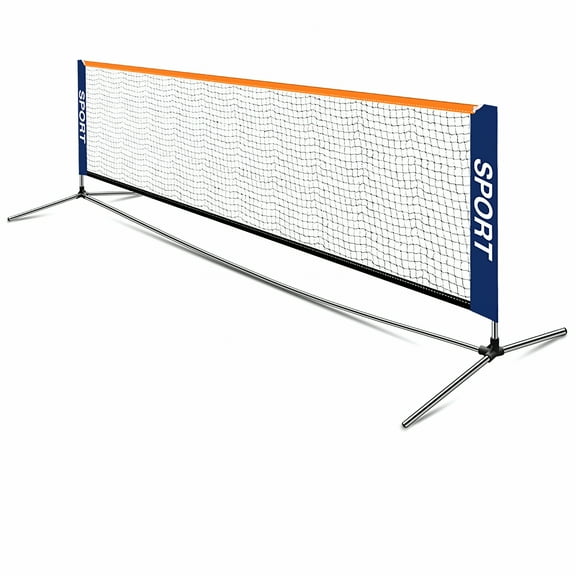 BESTSKY Children's Tennis Net Portable Standard Net Outdoor Net Pole Stainless Steel Outdoor