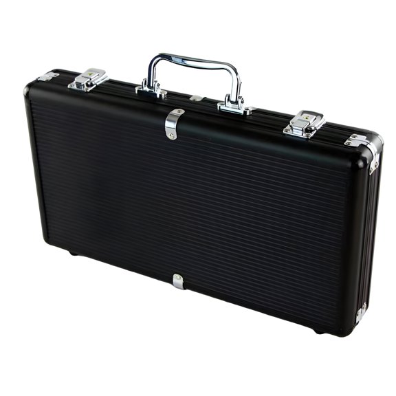 BESTSKY Chip Carry Case Playing Games with Lock Portable with Handle Aluminum Alloy Chip