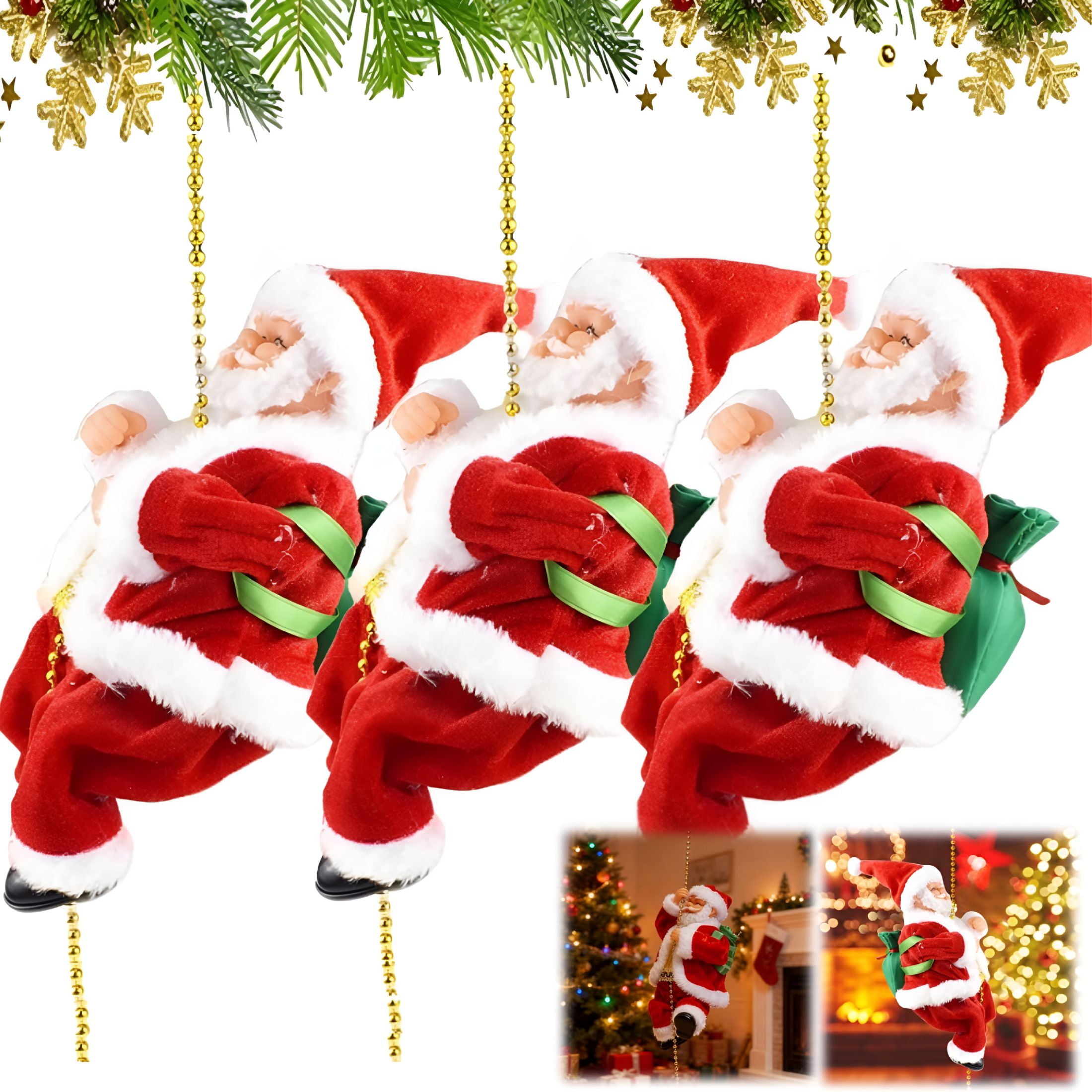 Mr. Christmas Climbing Santa