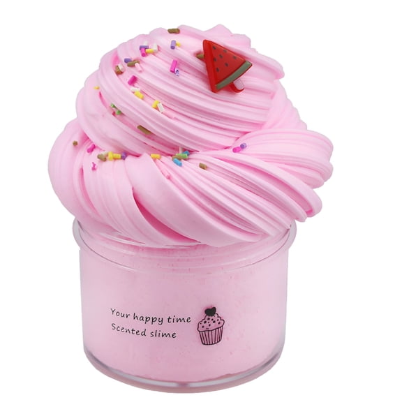 BESTSKY Cloud Slime Kit,Scented Diy Sludge Toy Children Colored Mud Snowflake Mud Toy Gift 70ML Pink