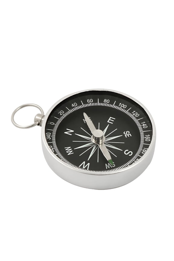 Compass Hiking Backpacking Compass | Advanced Scout Compass Camping Navigation - Boy Scout Compass for Kids | Professional Field Compass for Map Reading - Silver