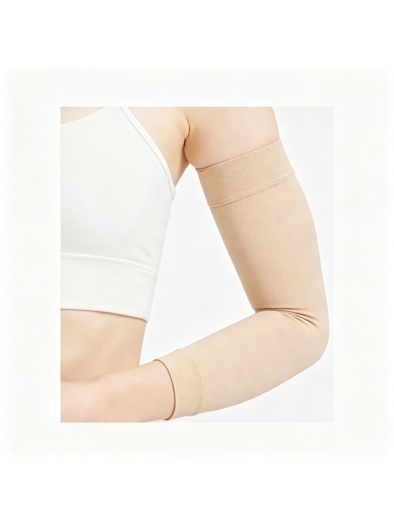 Compression Lymphedema Arm Sleeves for Women,20-30 Mmhg Full Arm Support for Swelling Recovery Circulation Arm Sleeves for Women