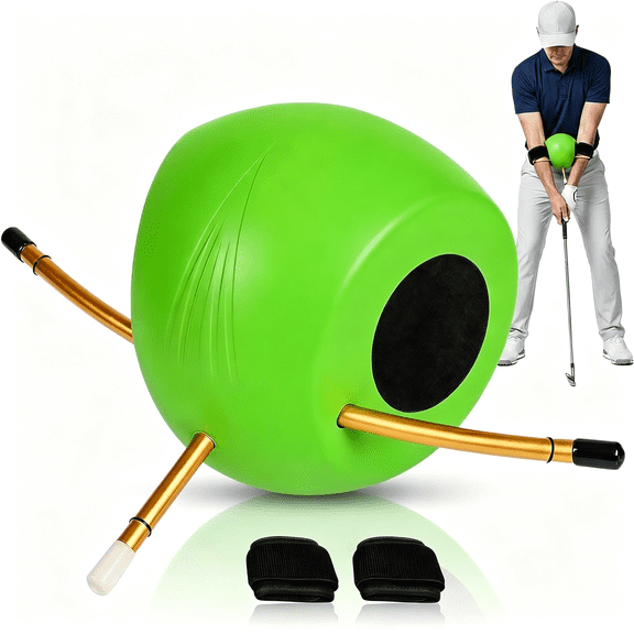 BESTSKY Connector Golf Training Aid,Golf Swing Trainer,Smart Ball with 2 Arm Bands to Attach and Sync Swing Motion,Posture and Wrist Alignment,Golf Training Aids for All Levels