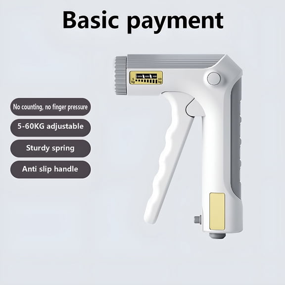 BESTSKY Counting Grip Device,Adjustable 5-60Kg,Comfortable Handle,Silent,Finger Strength Trainer  Ideal for Fitness,Hand Training,Perfect for Young Adults,Elderly Grip Strength Trainer