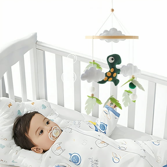 BESTSKY Crib Mobile,Safe and Non-Toxic Materials Crib Toys Hanging,Silent Rotation Mechanis Mobile for Crib,Type1