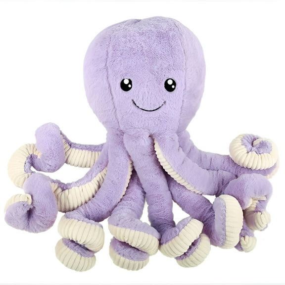 BESTSKY Cute Smiling Octopus Plush Toy Soft Stuffed Cotton Animals Pillow Great Birthday Xmas Gifts for Children New