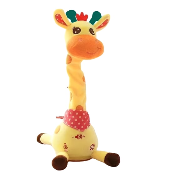 BESTSKY Dancing Talking Giraffe Toy,Mimicking Twisting Electronic Soft Plush Giraffe Toy with Record & Repeating What You Say,Singing Interactive Toy for Toddler Boys Girls Gifts