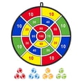 thumbnail image 1 of BESTSKY Dart Board,Dart Board for Kids with 12 Sticky Balls,Foldable Storage Dartboard,Multcolor, 1 of 7