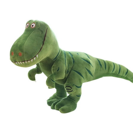 BESTSKY Dinosaur Stuffed Animal,40cm Cartoon Dinosaur Design Stuffed Dinosaur,Soft Plush Filling Detailed Embroidery Weighted Plush,Green