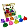 thumbnail image 1 of BESTSKY Dive Gems For Pool For Kids,Plastic Pool Gems Dive Pirate Treasure Chest Colorful Glowing Stones Diamonds Mini Halloween Party Child, 1 of 7
