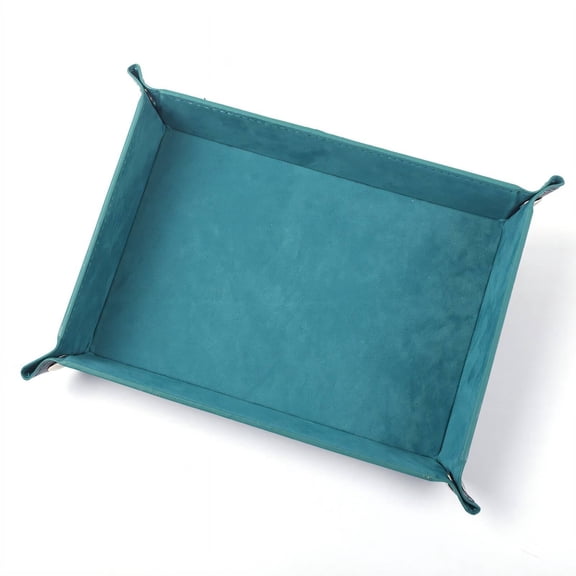 BESTSKY DnD Dice Tray, Foldable Dice Holder with Velvet Surface, Stable Rolling Mat for Tabletop and Board Games, Style 10