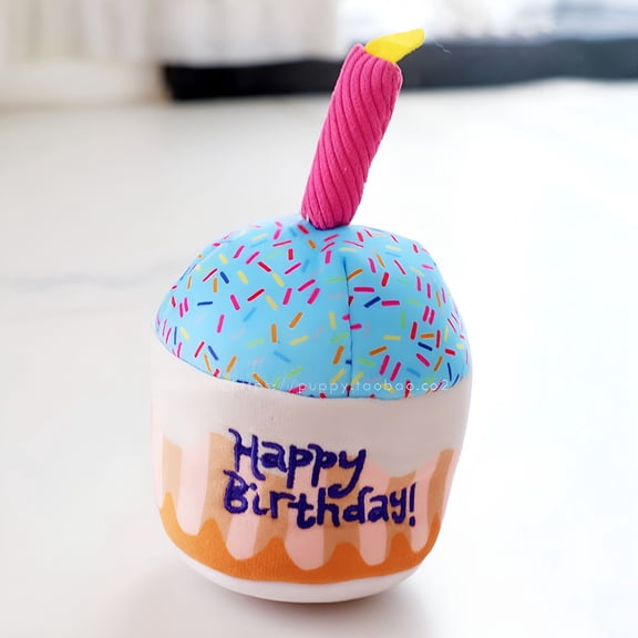 BESTSKY Dog Birthday Cake Bites Toy Pet Surprise Gift Party