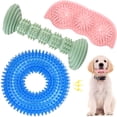 thumbnail image 1 of BESTSKY Dog Chew Toys for Puppy Teething, 3Pack 2-8 Months Puppies Teething Toys Soft Sturdy Puppy Toys for Cleaning Teeth And Protects Oral Health Both Small Dogs Medium Dog Suitable, 1 of 7