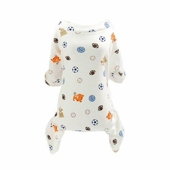 BESTSKY Dog Clothes for Small Dogs,Easy to Clean Puppy Clothes,Multiple Colors Dog Shirt,Soccer Ball,S