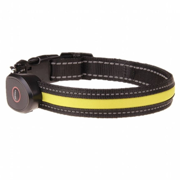 BESTSKY Dog Collar,Durable Practical Dog Harness,Easy Wearing Dog Leash,Yellow,S