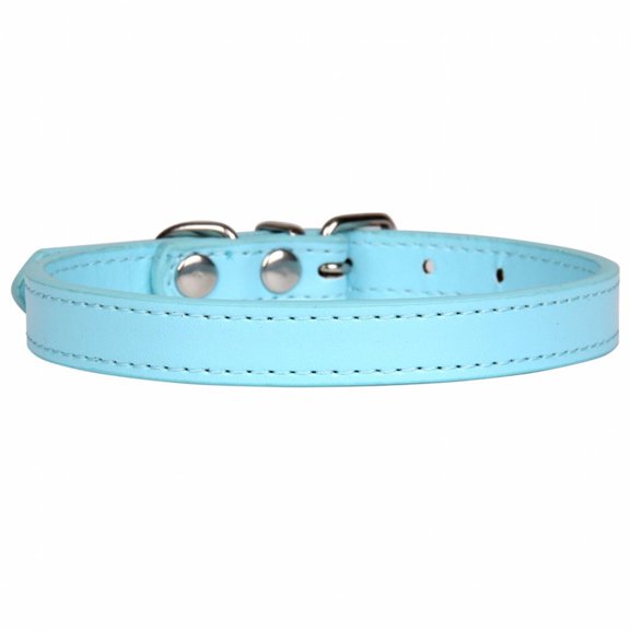 BESTSKY Dog Collar,Non-Toxic Safety Dog Harness,Easy Wearing Dog Leash,Sky Blue,1.5*37cm