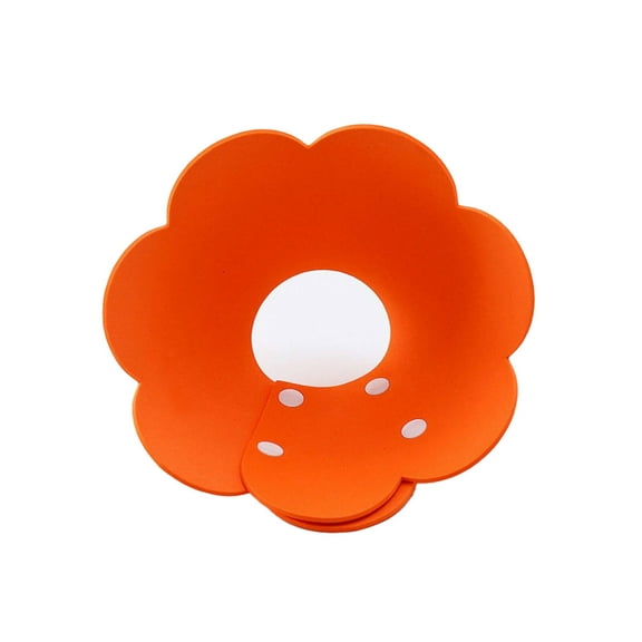 BESTSKY Dog Cone, Comfortable Adjustable Dog Cone Collar, Luxurious Soft Cat Cone Collar Soft,Orange
