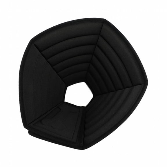 BESTSKY Dog Cone,Eva Material Dog Neck Collar,Promotes Recovery Dog Cone Collar,Black,S