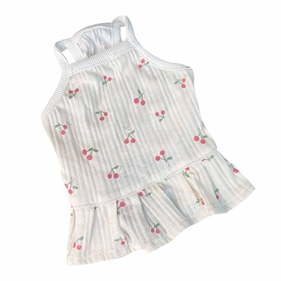 BESTSKY Dog Dresses,Gentle Skin Fit Puppy Wedding Dress,Perfect Gift Dog Clothes,White,L