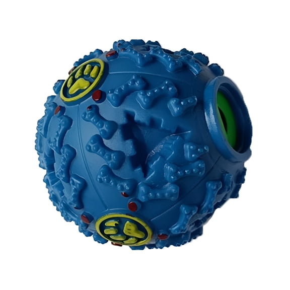 BESTSKY Dog Giggle Ball Tough Treat Sound Activity Training Squeaky Chew Fun Toys
