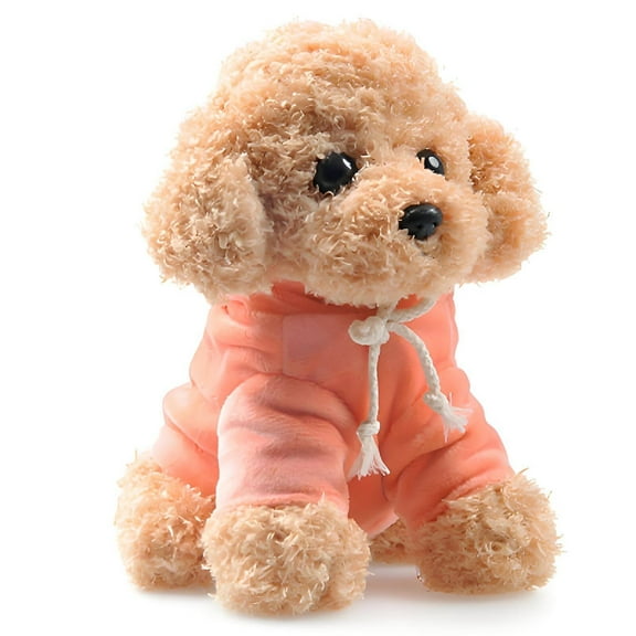 BESTSKY Dog Stuffed Animal,Soft Touch Fabric Dog Plush,Skin-Friendly and Snuggle-Worthy Puppy Stuff,Orange,20cm