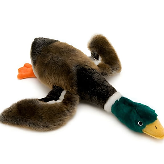 BESTSKY Dog Toys Squeaking Mallard Plush Puppy Pet Chew Squeaker Squeaky for Small Medium Dogs