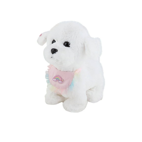 BESTSKY Dog Toys for Kids,Voice Control Remote Control Dog,Cute Scarf Realistic Details Dog Plush,Style2