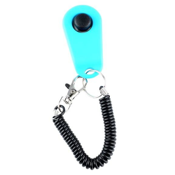 BESTSKY Dog Training Clicker Universal Interactive Pet Training Clicker with Long Wrist Strap and Ring