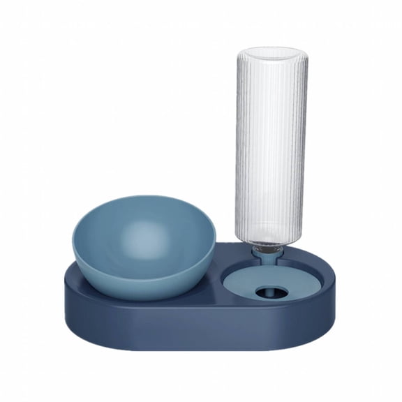 BESTSKY Dog Water Bowl Dispenser,Non-Slip Design Automatic Water Dispenser for Cats,Easy to Clean Automatic Dog Water Dispenser,Blue