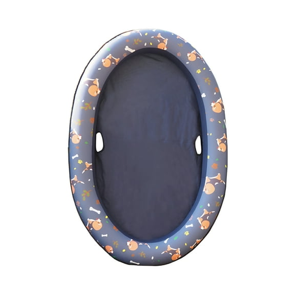 BESTSKY Dog Water Raft Dog Pool Float,Dog Swim Float for Large Dog,Let Dogs Accompany You to Enjoy Water Sports,Toys for Dogs to Cool Off (Brown)