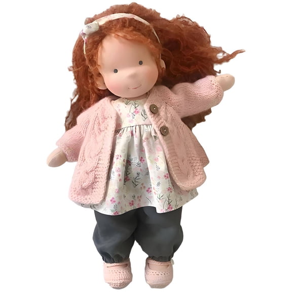 BESTSKY Doll Figure,Soft Cuddly Texture Baby Girl Stuff,Inviting Playtime Fun Cute Stuffed Animal,Style3