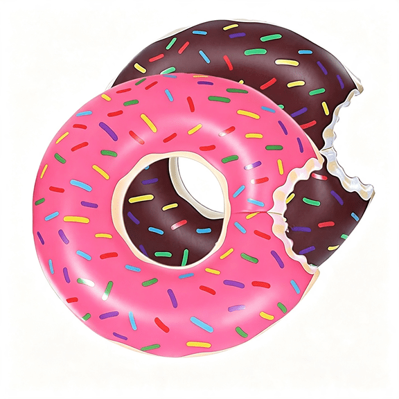 BESTSKY Donut Pool Float Donut Pool Float - Donut Tube & Ring for Beach & Pool