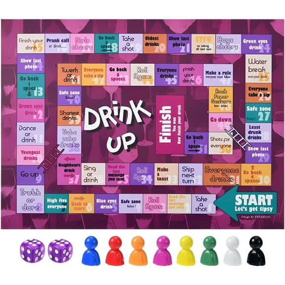 BESTSKY Drinking Board Game for Adults, Interactive Party Game