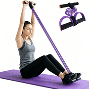 BESTSKY Durable 6-Tube Pedal Resistance Strap with Handle,Natural Rubber Fitness Resistance Strap,Multifunctional Fitness Strap,Suitable for Abdominal,Waist,Arm,and Leg Shaping Training