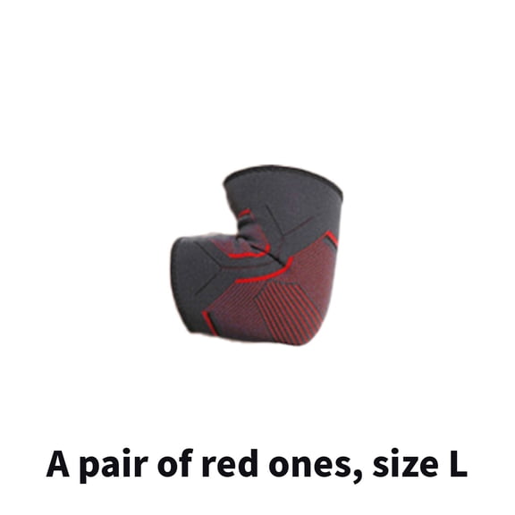 BESTSKY Elbow Compression Sleeve,Medium Fabric Thickness Elbow Brace,Fit the Elbow Elbow Sleeve,L,Red