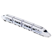 BESTSKY Electric Bullet Train with Lights and Sounds - High Speed Subway Locomotive Engine Toy Train Model with Inertial Driving for Kids, Educational Railway Play Vehicle for Children Ages 3+