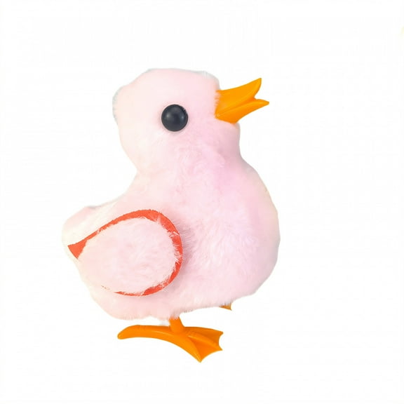 BESTSKY Electronic Plush Duck,Performs Duck Toy Remote Control Leash,Materials Gift for Kids,Pink